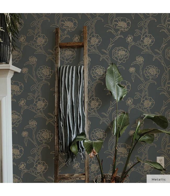 Tempaper & Co. Peonies Peel & Stick Wallpaper