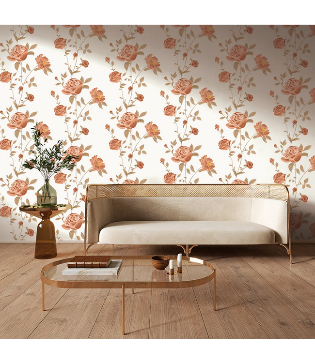 Rambling Rose Peel & Stick Wallpaper