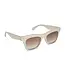Diff Eyewear Bradley Opaline & Brown Sunglasses