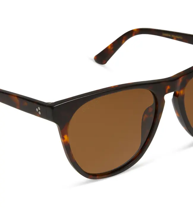 Diff Eyewear Darren Matte Tort & Brown Sunglasses