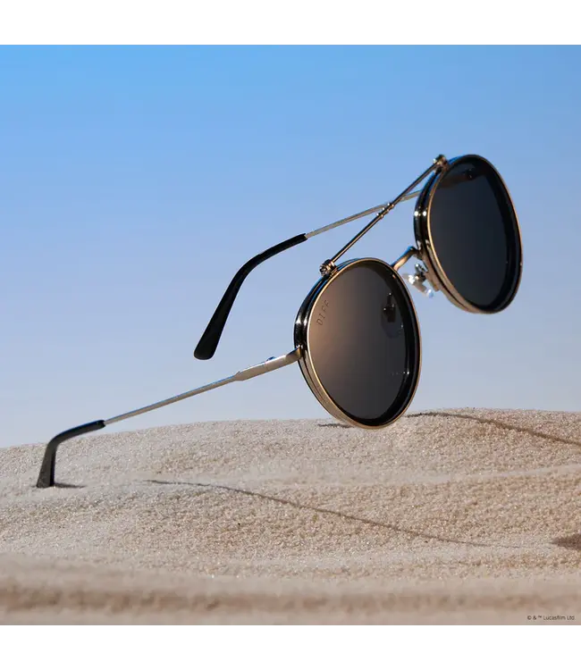 Diff Eyewear Anakin Galactic Brushed Silver & Space Gry