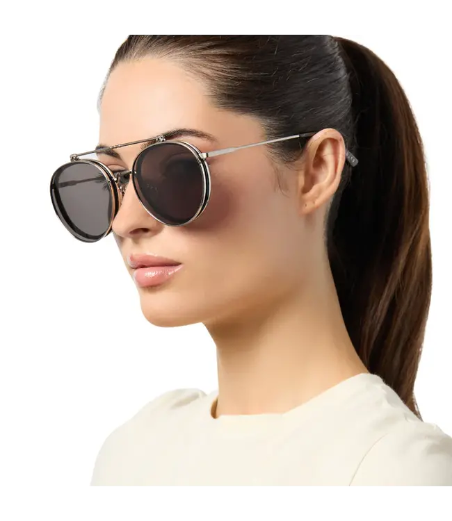 Diff Eyewear Anakin Galactic Brushed Silver & Space Gry