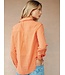 Bella Dahl Pocket Button Down Bright Tangerine