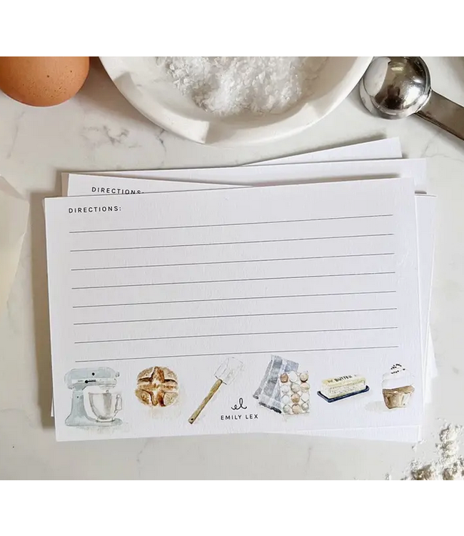 Emily Lex Studio Baking Recipe Cards