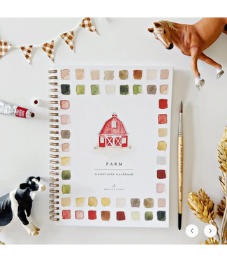 Emily Lex Studio Farm Watercolor Workbook