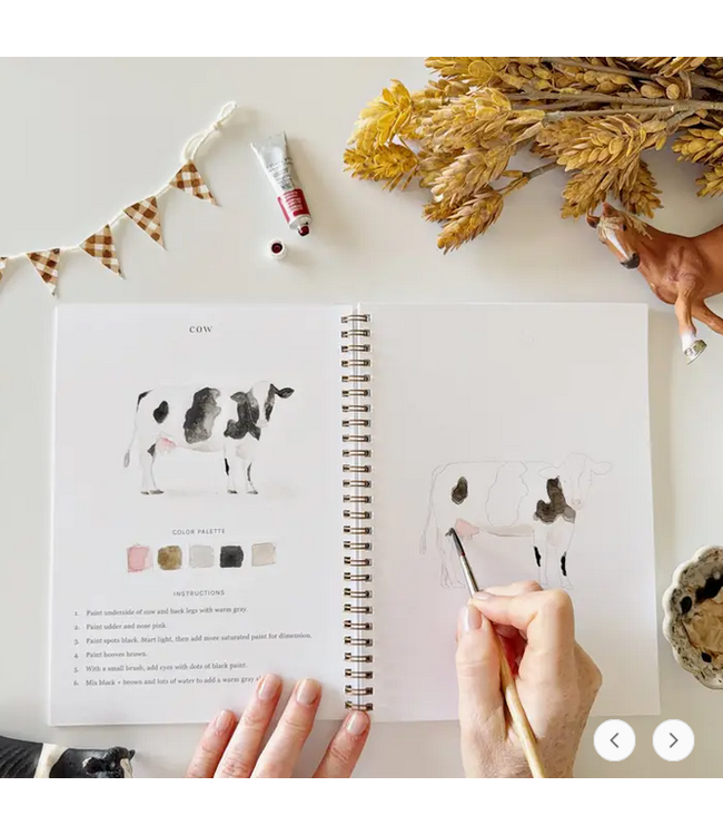 Emily Lex Studio Farm Watercolor Workbook