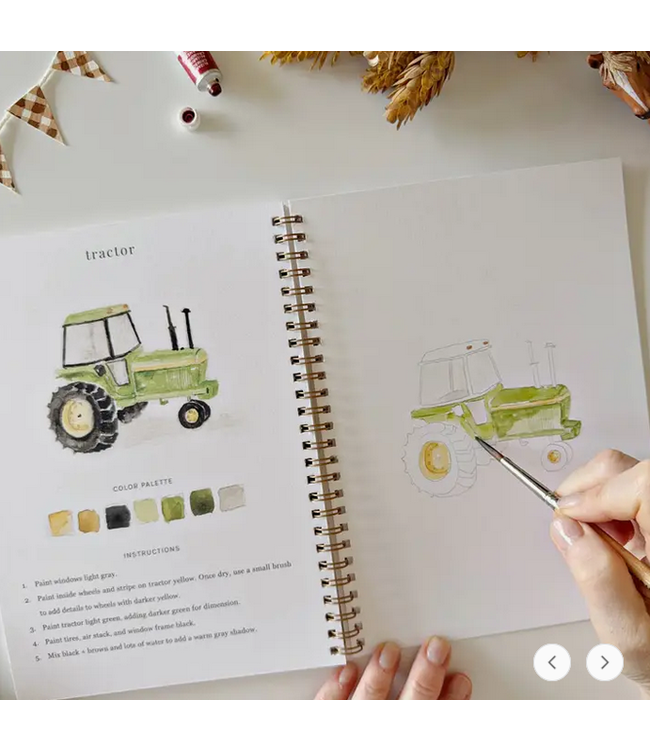 Emily Lex Studio Farm Watercolor Workbook