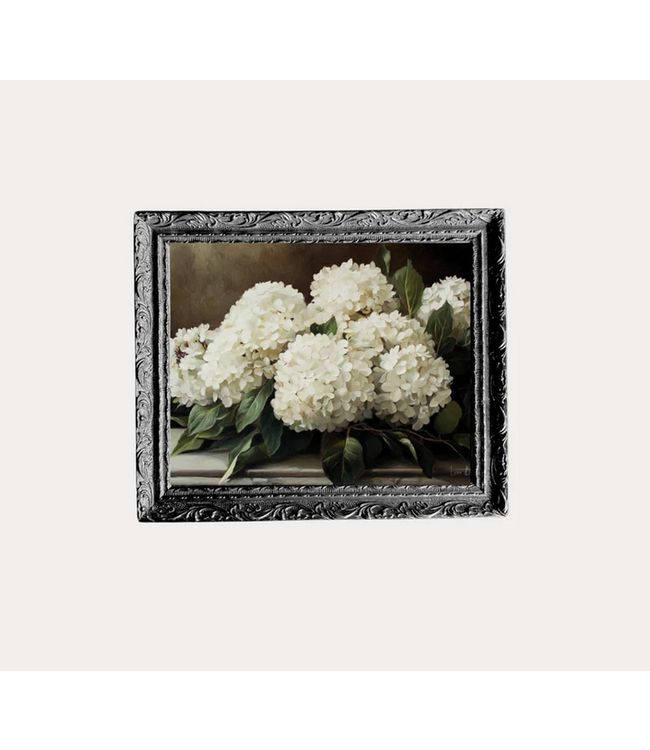 Hydrangeas French Black Mould Frame 8 x 10