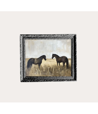 Black Stallions French Black Mould Frame 8 x 10