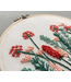 Beginner Embroidery Kit - Coral & Mint Meadow