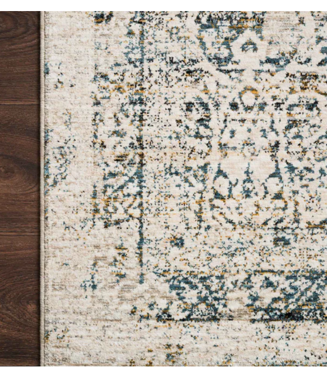 Theia Rug Natural/Ocean