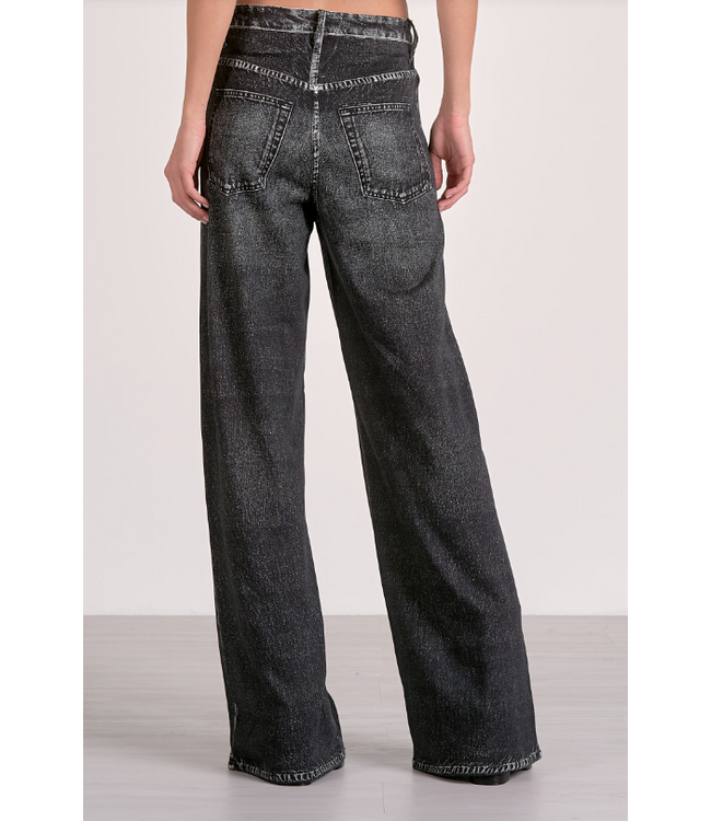 Elan Elastic Waist Band Jeans Grey Wash