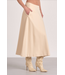 Midi Flair Skirt Stone