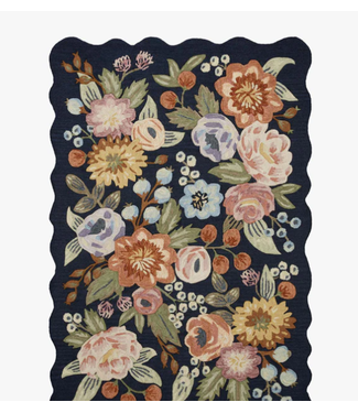 Silhouette Rug Vintage Blossom Navy
