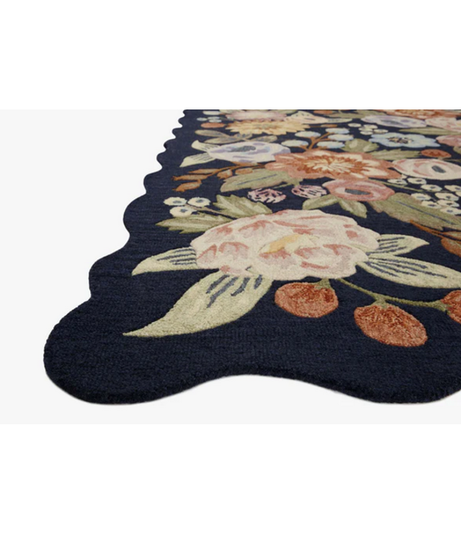 Silhouette Rug Vintage Blossom Navy