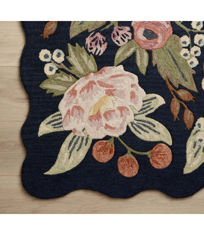 Silhouette Rug Vintage Blossom Navy