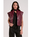 Vest High Collar Plum