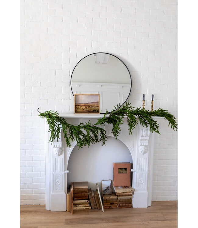 6 ft Norfolk Pine Christmas Garland Real Touch