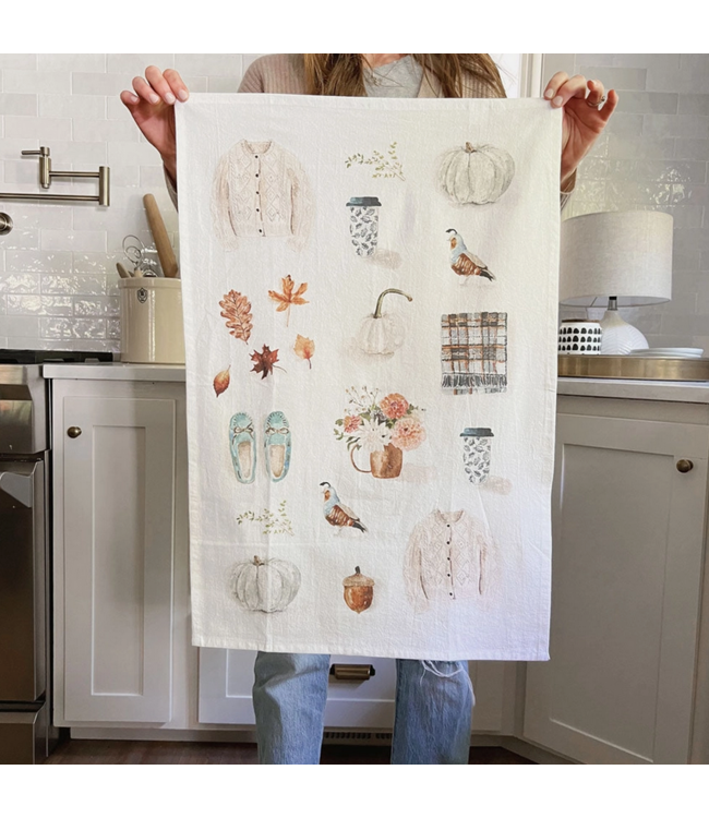 Autumn Tea Towel