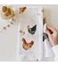 Chickens Tea Towel