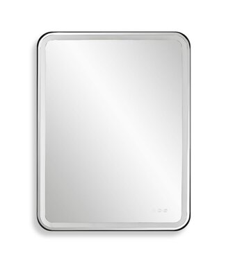 Crofton Large Lighted Mirror Black