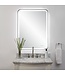 Crofton Large Lighted Mirror Black