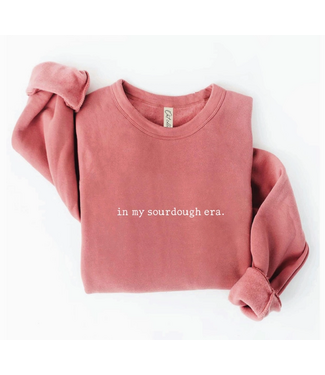 In My Sourdough Era. Sweatshirt Mauve