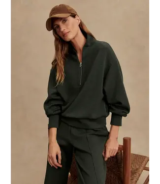 Varley Davidson Sweat Olive Marl