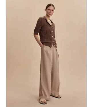 Varley Kayson Wide Leg Trouser Simply Taupe