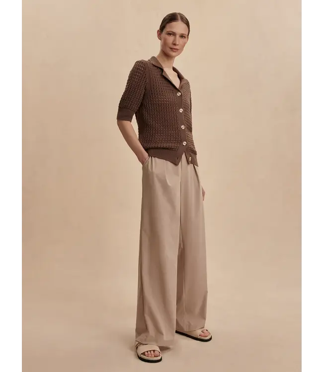 Varley Kayson Wide Leg Trouser Simply Taupe