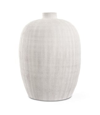 Uttermost Floreana Vase White Medium