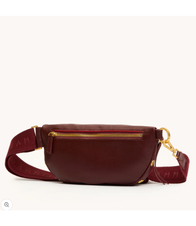 Hammitt Charles Crossbody Cherrywood Pebble/BG Med