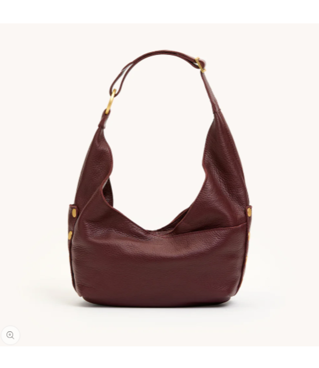 Hammitt Tom Zip Cherrywood Pebble/ BG Med