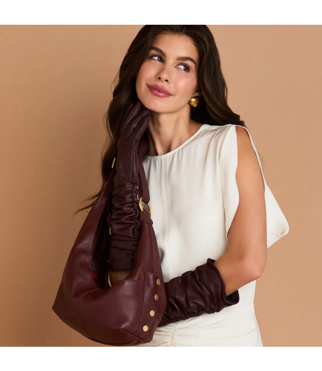 Hammitt Tom Zip Cherrywood Pebble/ BG Med