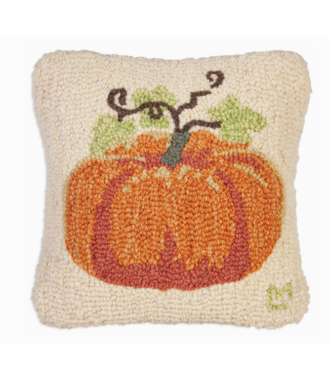 Perfect Pumpkin Wool Pillow 14 x 14