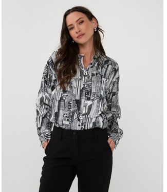 City Print Blouse