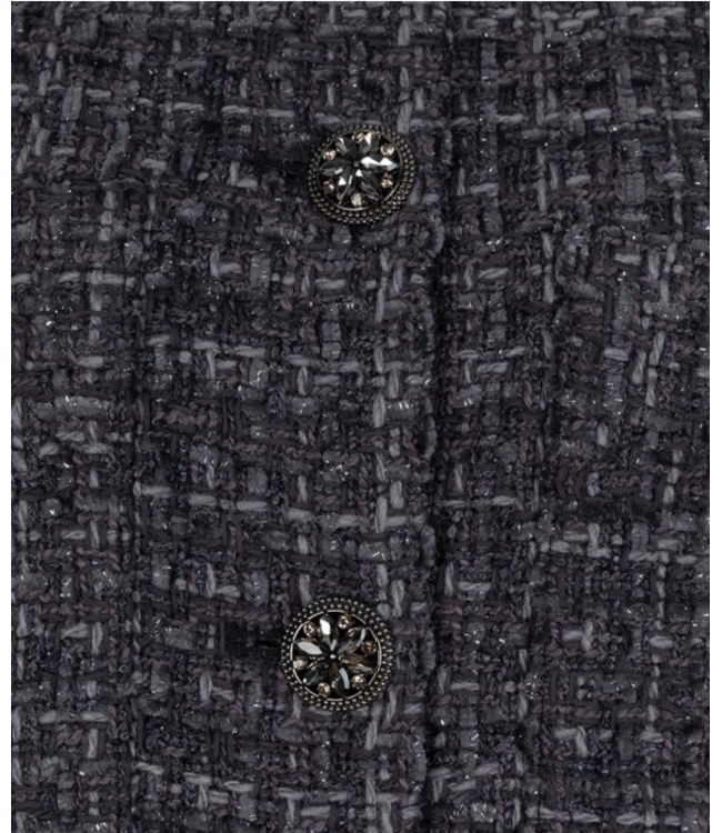 Fancy Buttons Tweed Jacket Anthracite