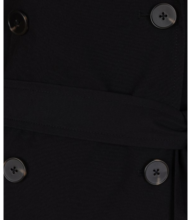 Trench Coat Long Black