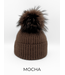 Linda Richards Angora Wool Blend Hat Mocha