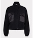 Esqualo Modal Cardigan Bomber Black