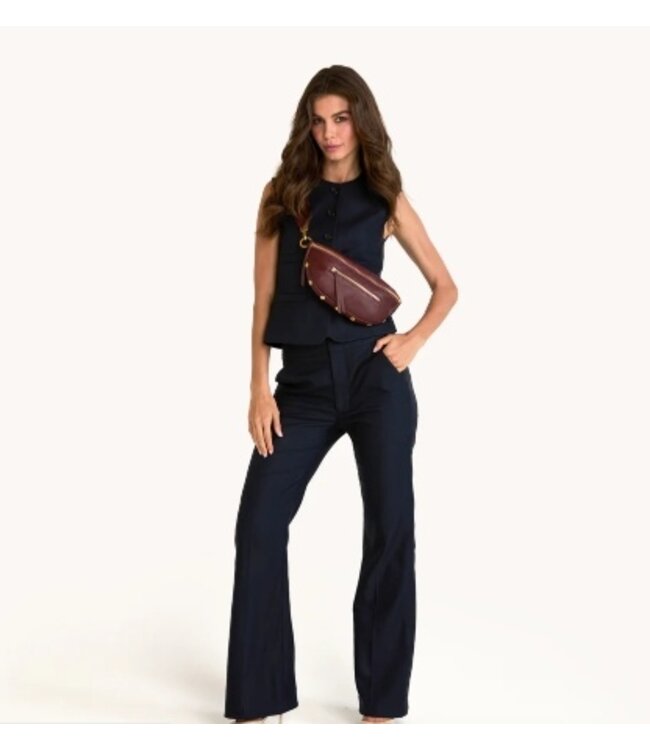 Hammitt Charles Crossbody Cherrywood Pebble/BG Med