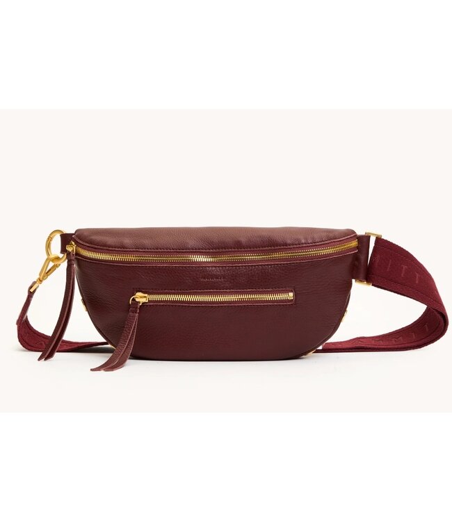Hammitt Charles Crossbody Cherrywood Pebble/BG Med