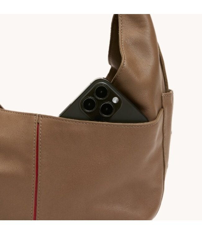 Hammitt Tom Zip Tote Dune/Silver Medium