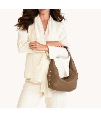 Hammitt Tom Zip Tote Dune/Silver Medium