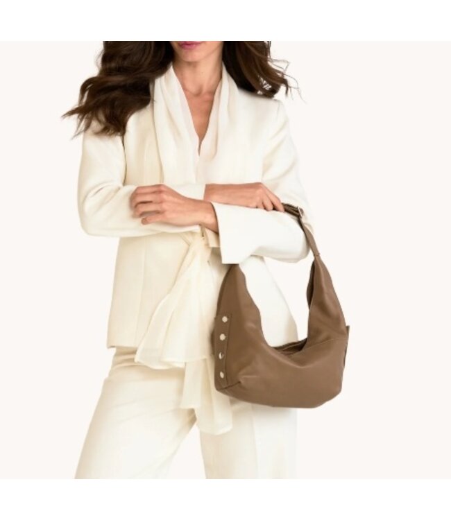 Hammitt Tom Zip Tote Dune/Silver Medium