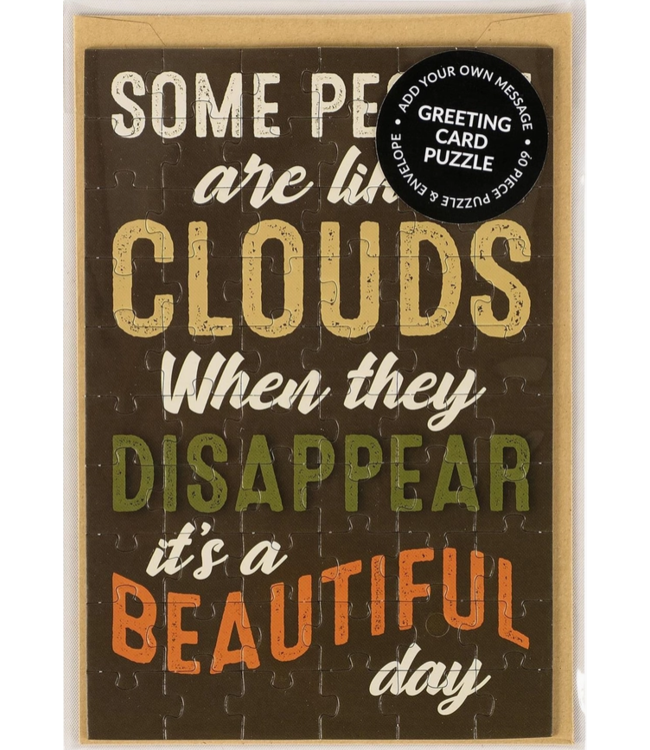 Beautiful Day Puzzle Card