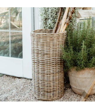Rattan Round Umbrella Stand