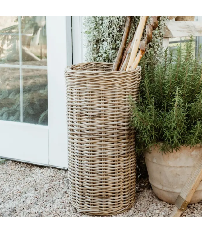 Rattan Round Umbrella Stand