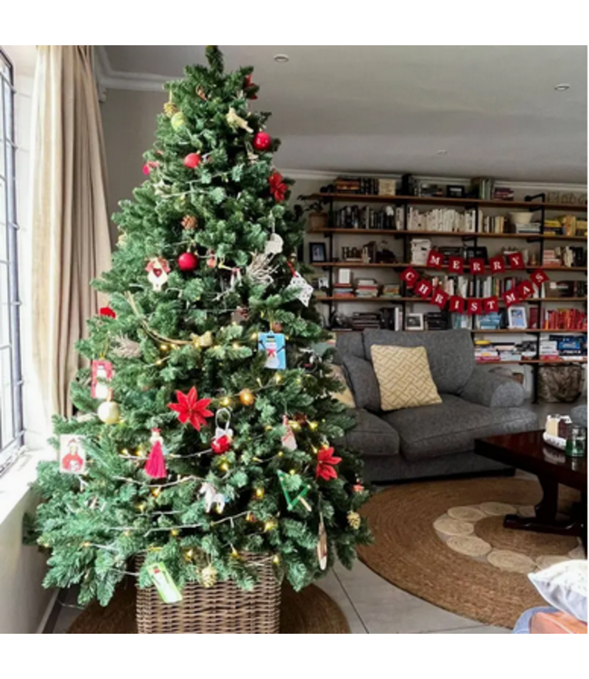 Rattan Square Kubu Grey Storage Baskets Lrg