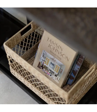 Wicker Open Weave Basket Large